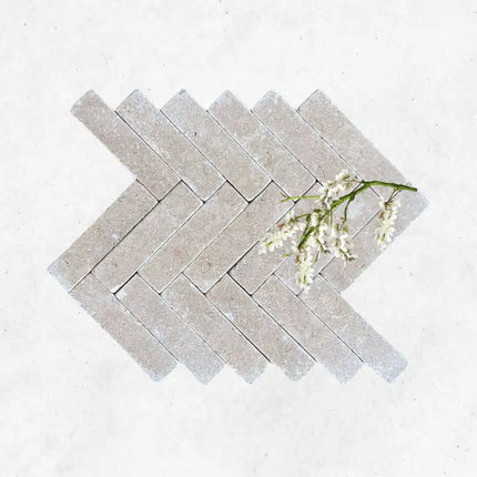 Egyptian (Dijon) Limestone Blocks (Herringbone)