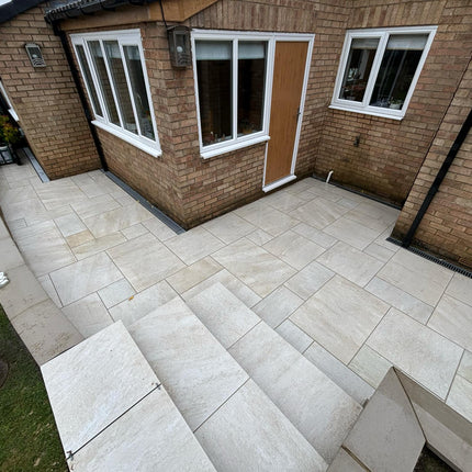 Lake Quartz White Porcelain Paving