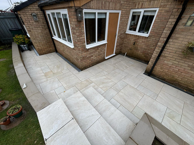 Lake Quartz White Porcelain Paving