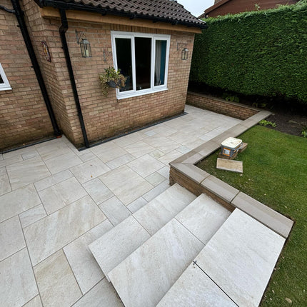 Lake Quartz White Porcelain Paving