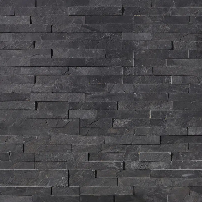 Jak Black Slate Wall Cladding Panel 600x150mm x 8 pcs (0.72 SQM per pack)