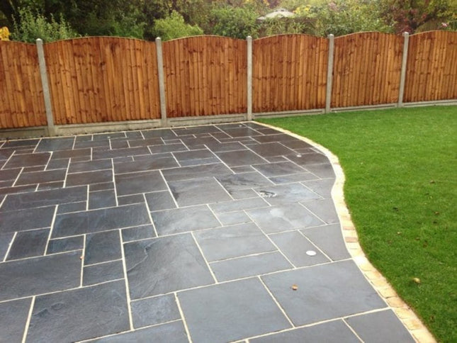 Black limestone Paving - High quality patio - Calibrated - UK nationwide next day delivery - garden supplies
