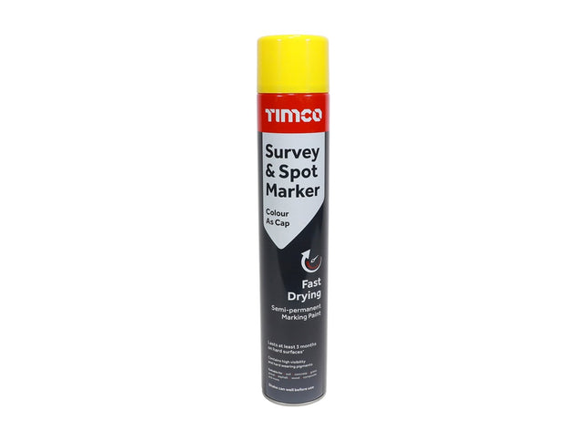 Survey & Spot Marker Yellow 750ml - The Landscape Factory