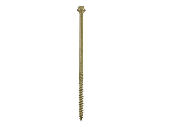 Timber Frame Landscaping Screws 150mm - Hex - Exterior - Green Organic - The Landscape Factory